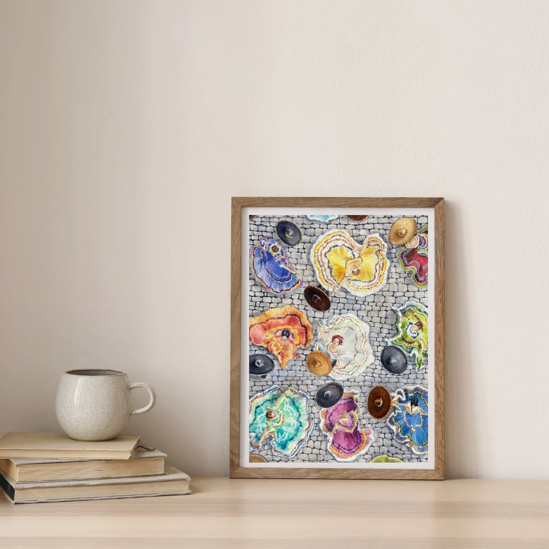 Mira como Bailan (Folklorico Dancers) Art Print